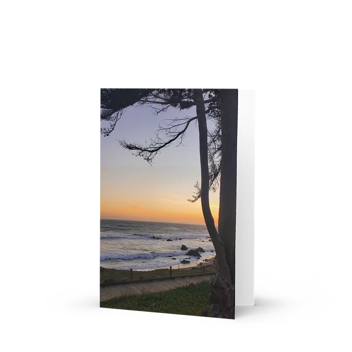 Boardwalk Sunset Greeting Card product image (1)