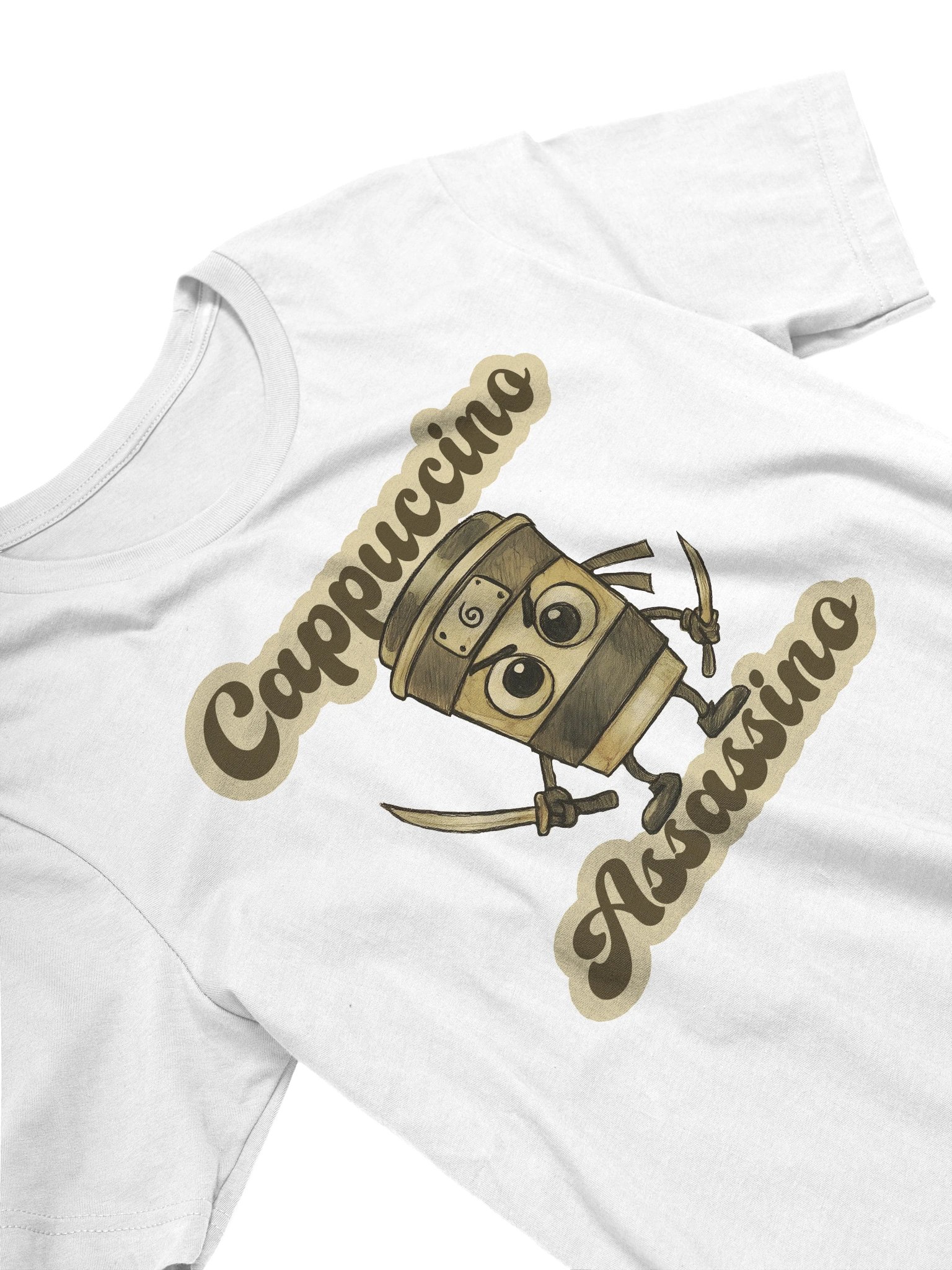 Cappuccino Assassino – The Deadliest Cup of Cute Tshirt product image (20)