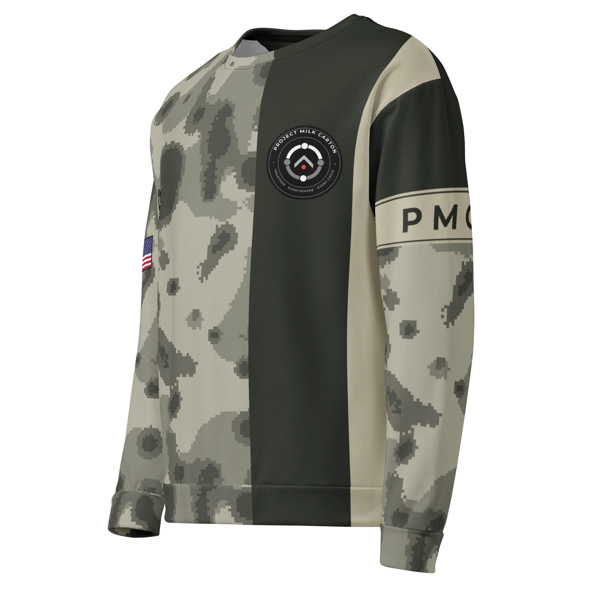PMC Split Camo Crewneck product image (4)