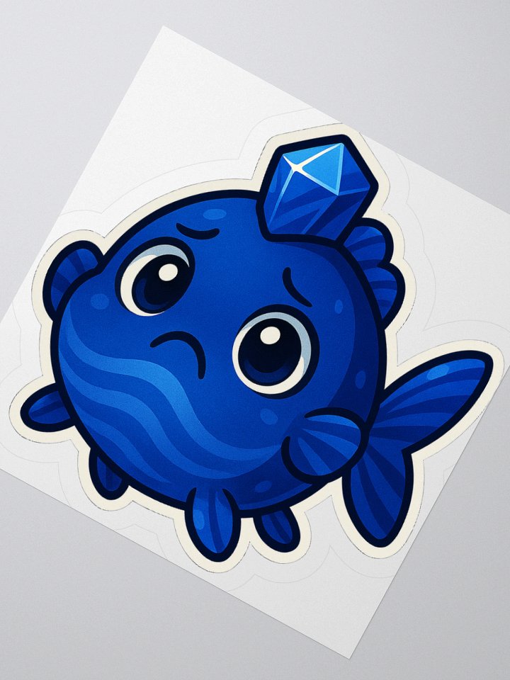 Sapphire (September) Fish Sticker product image (3)