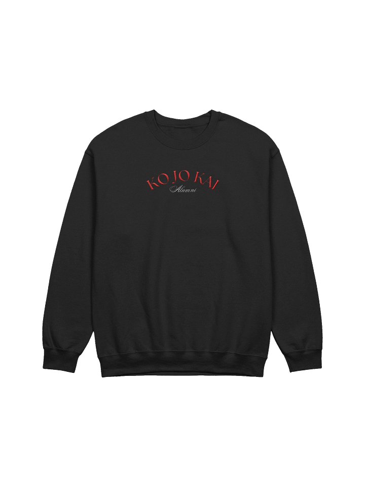 KJK Alumni Black Embroidered Crewneck product image (1)