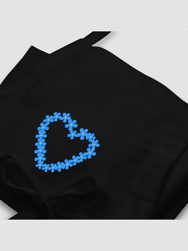 Forget-Me-Not Heart Embroidered Apron product image (2)