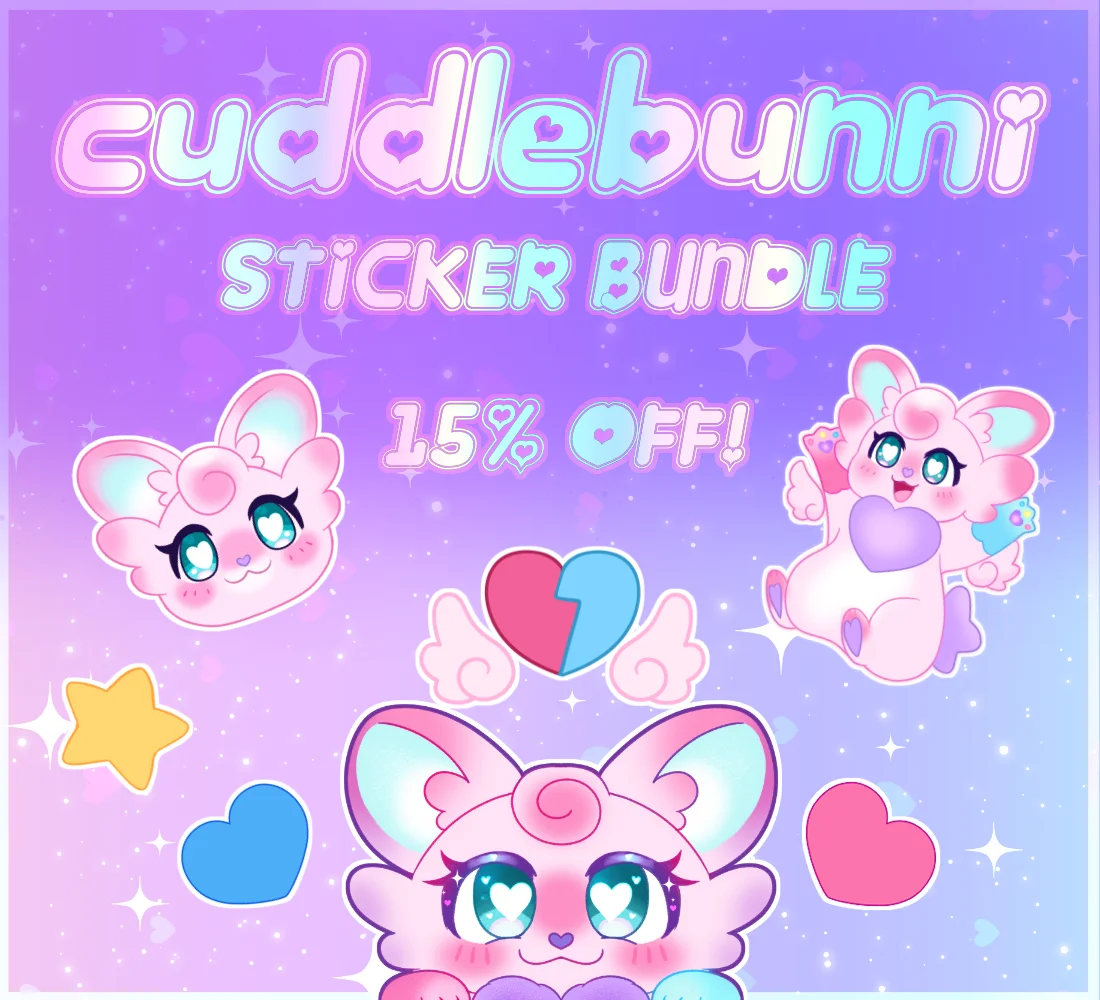 ♡ Cuddlebunni Sticker Bundle ♡ product image (1)