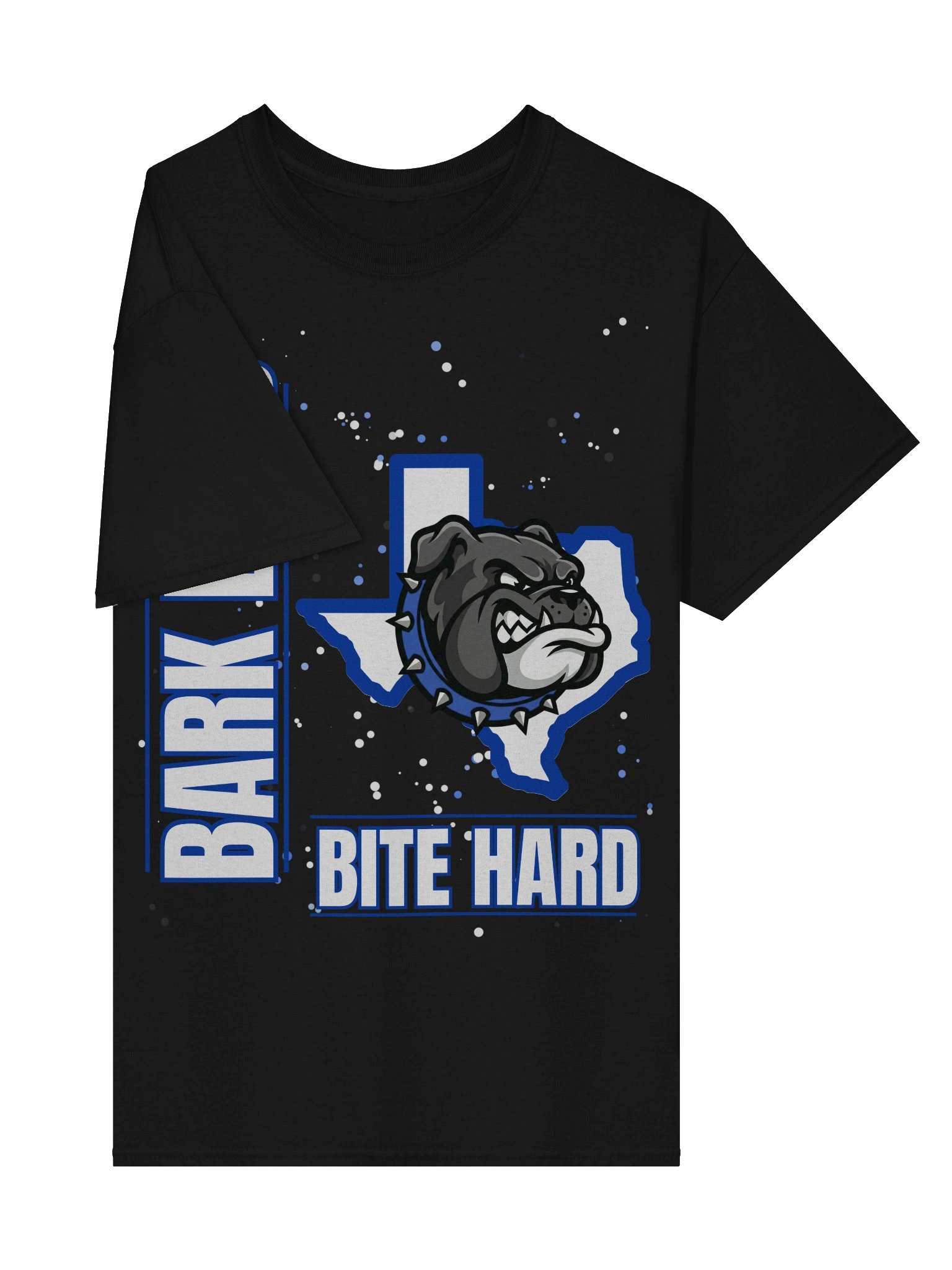 Bark Loud Spirit Tee - Blue on White [READ DESCRIPTION FOR CUSTOMIZATION] product image (30)