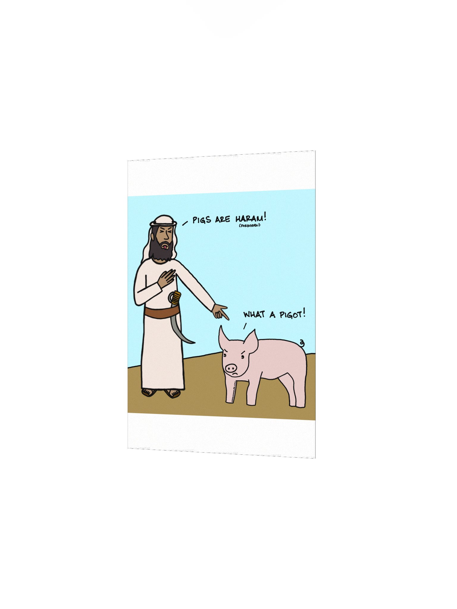 Pigs are Haram. Pigot! Poster product image (2)