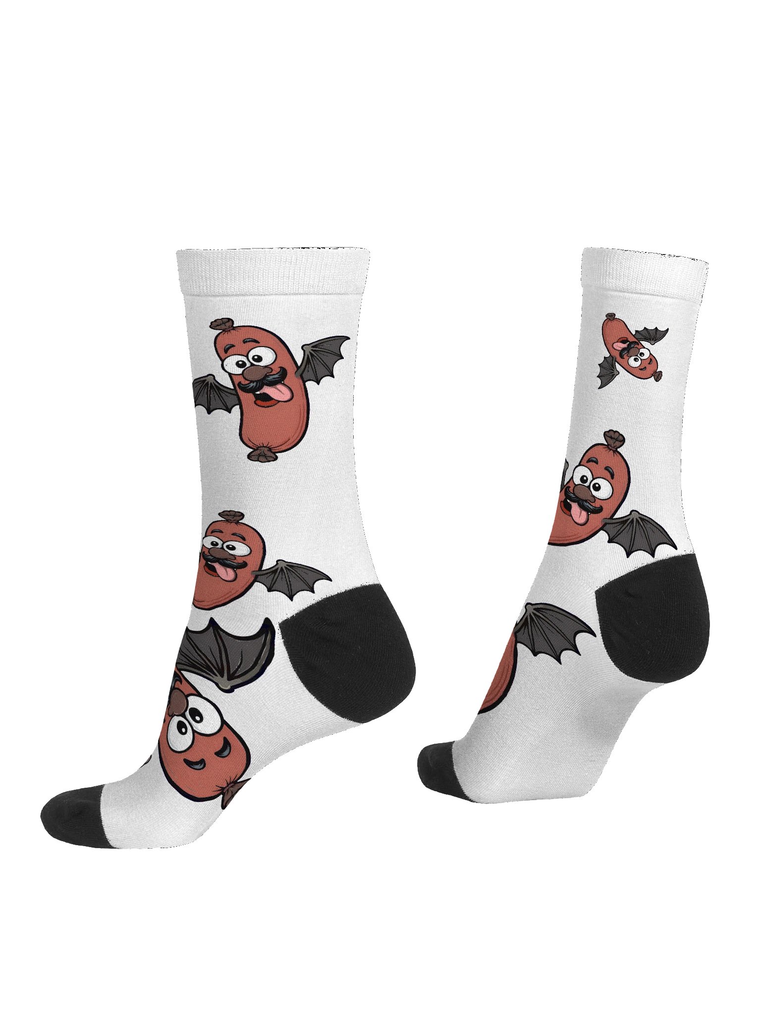 Bat Sausage Crew Socks product image (4)