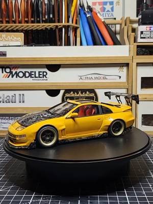 Tamiya Nissan fairlady 300ZX Turbo wide body kit!!!  first build of 2026!!  #125mmodel #124models #modelcars #scalemodel #tamiya 