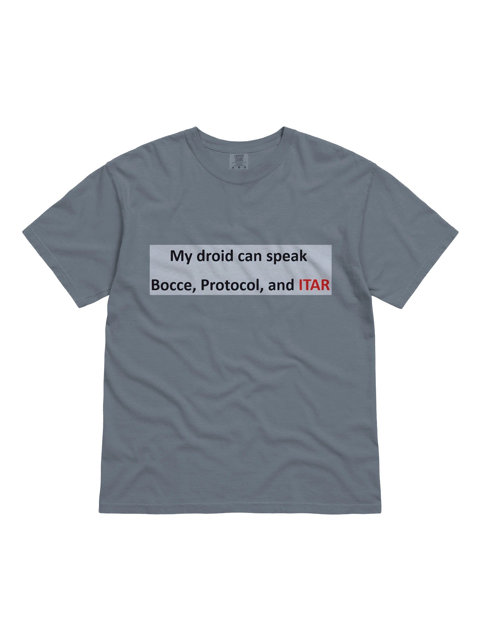My droid can speak ITAR T Blue jean color product image (1)
