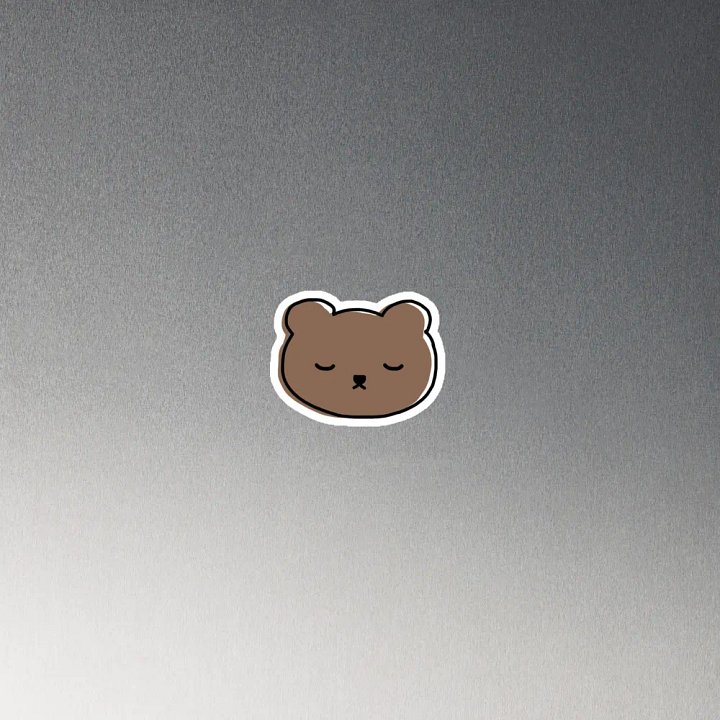Sleepy Bear Magnet product image (2)