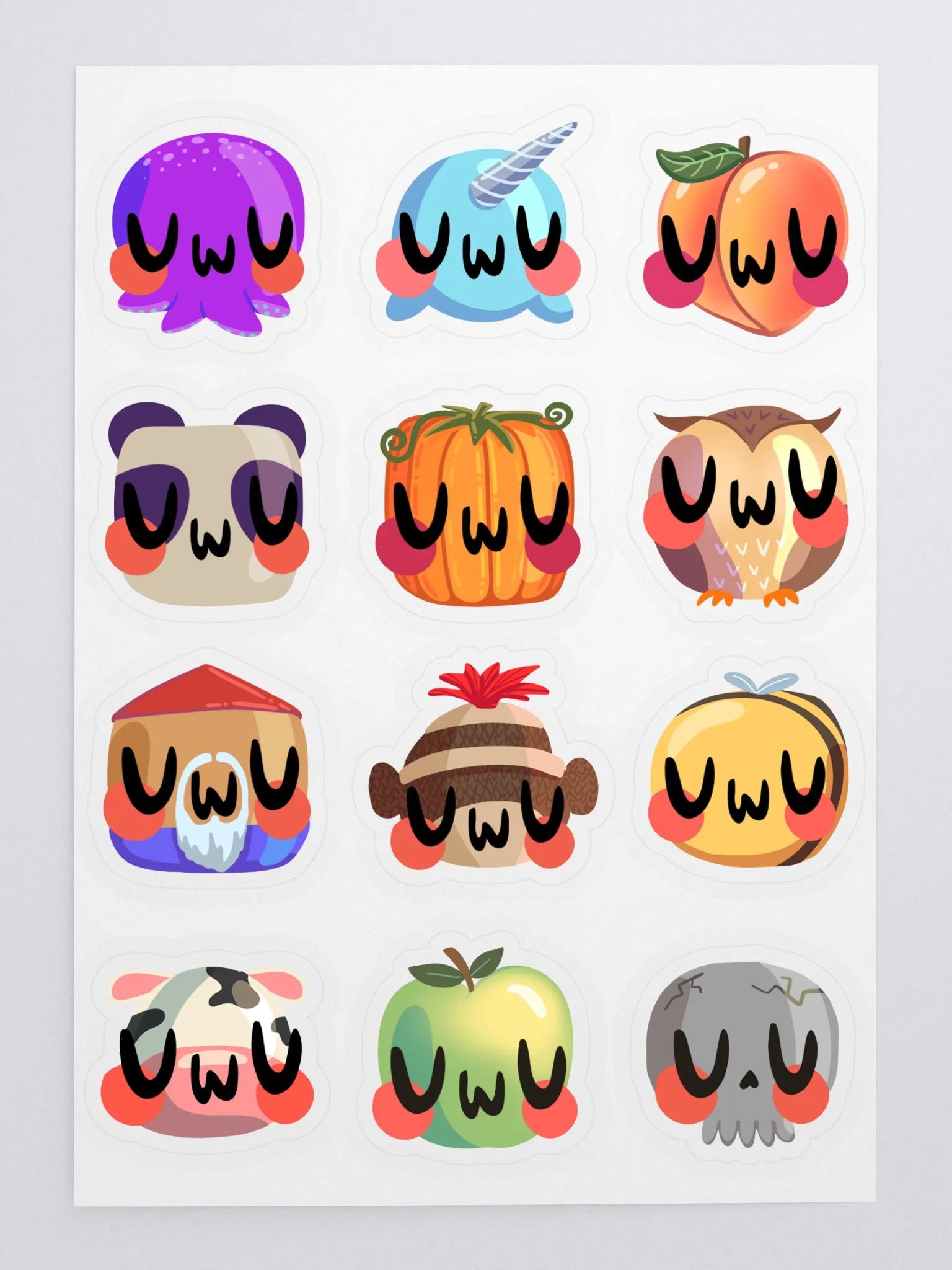 uwu sticker sheet product image (1)