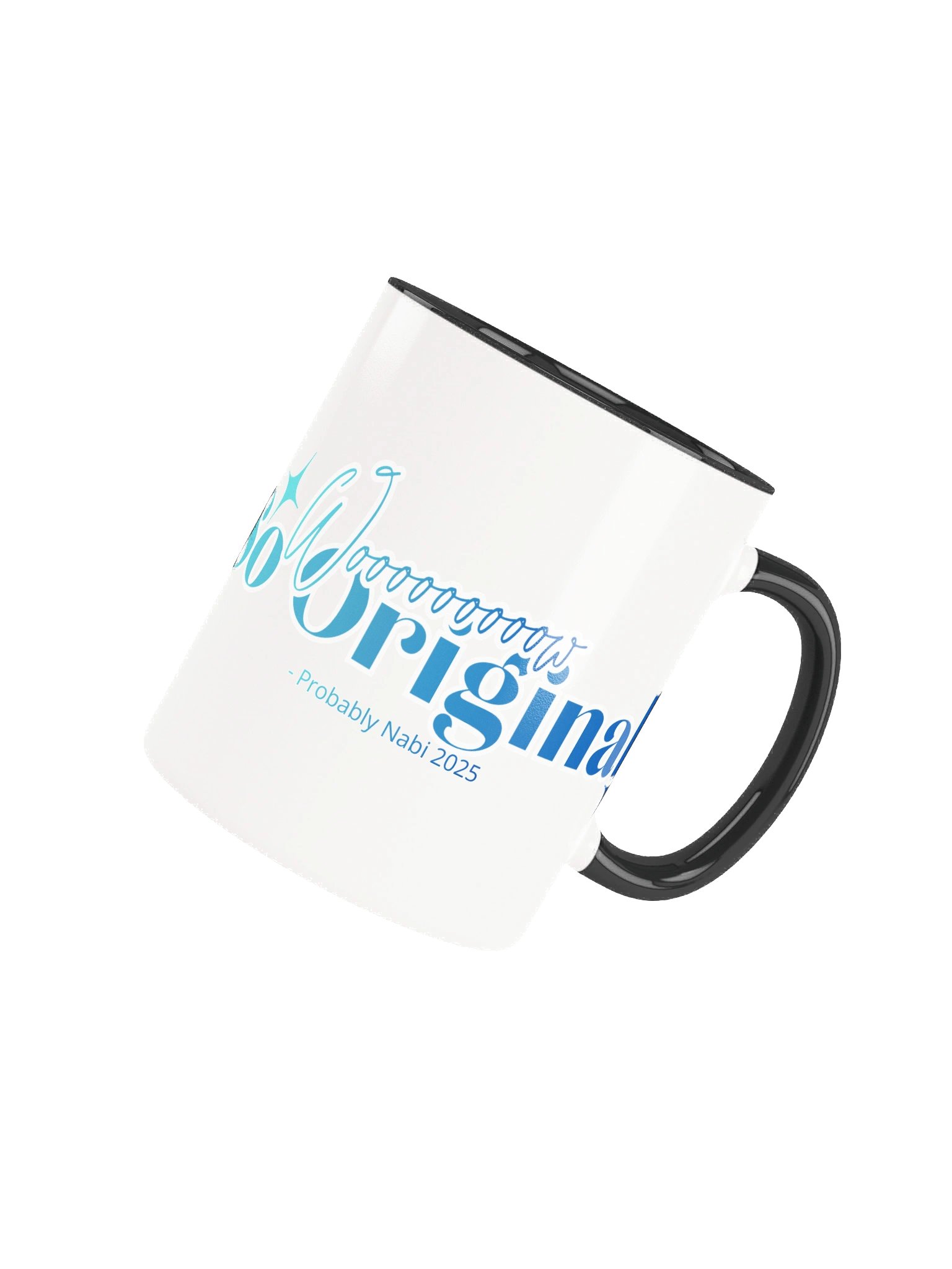 "Wooooooooow, so original" Moon Mermaid Mug (Colored Inside, Left Handed) product image (47)