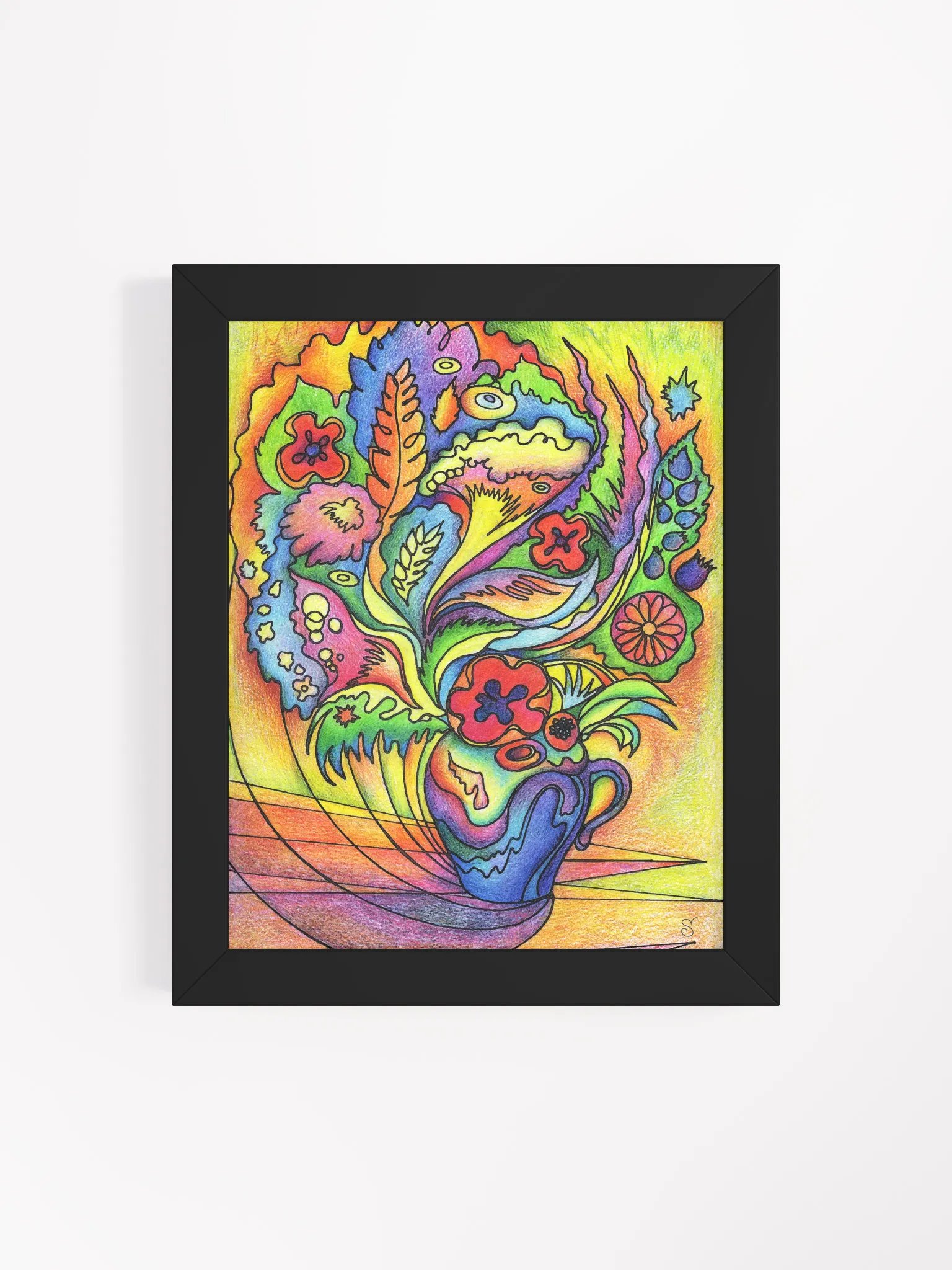 Vibrant Vase Dreamscape Poster - Bright Bouquet product image (10)