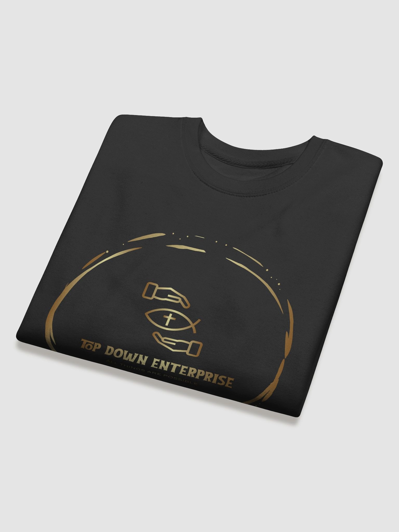 Top Down Gold Logo Sweatshirt product image (4)