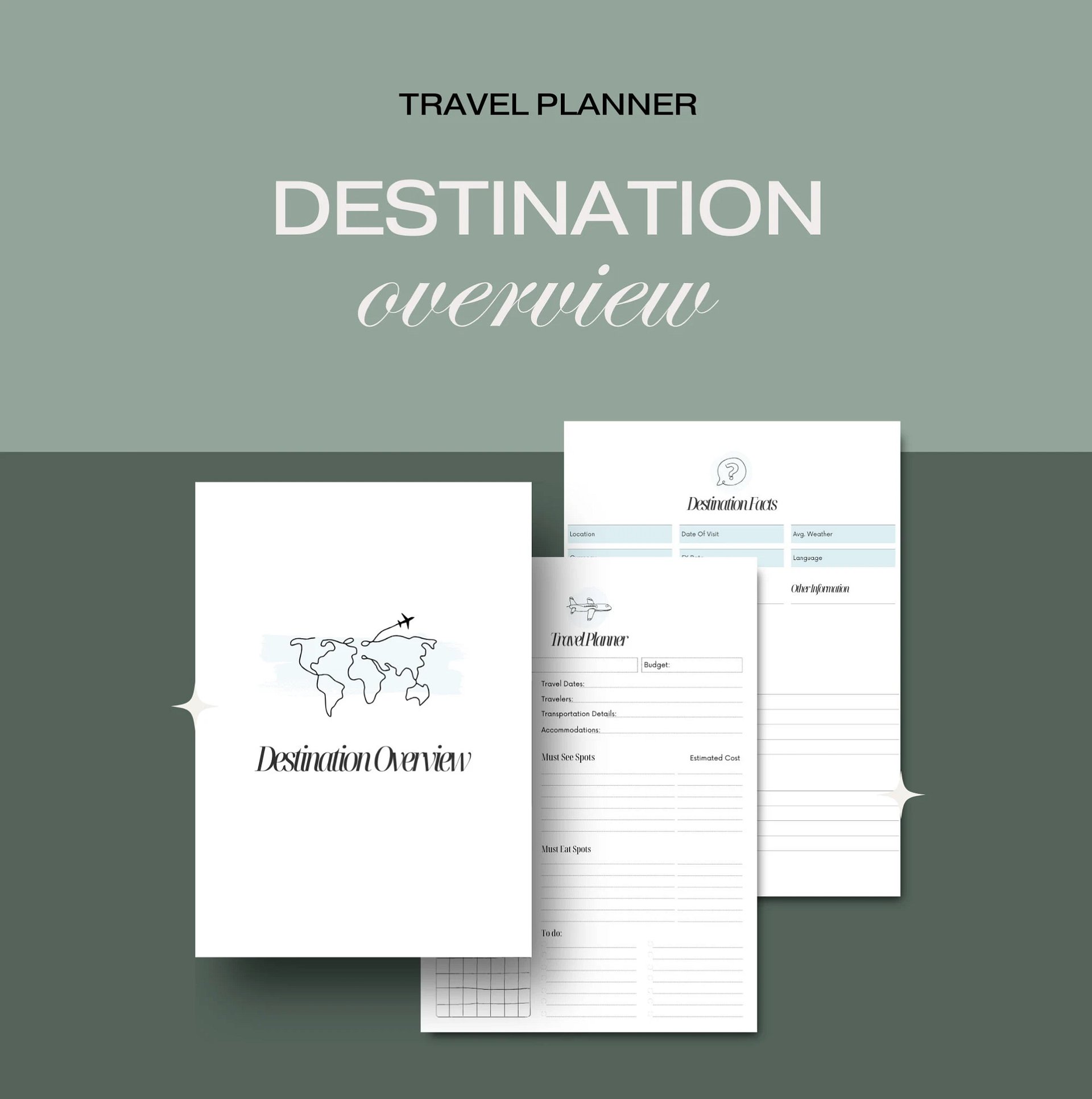 Ultimate Travel Planner | A5 & Letter Size product image (4)