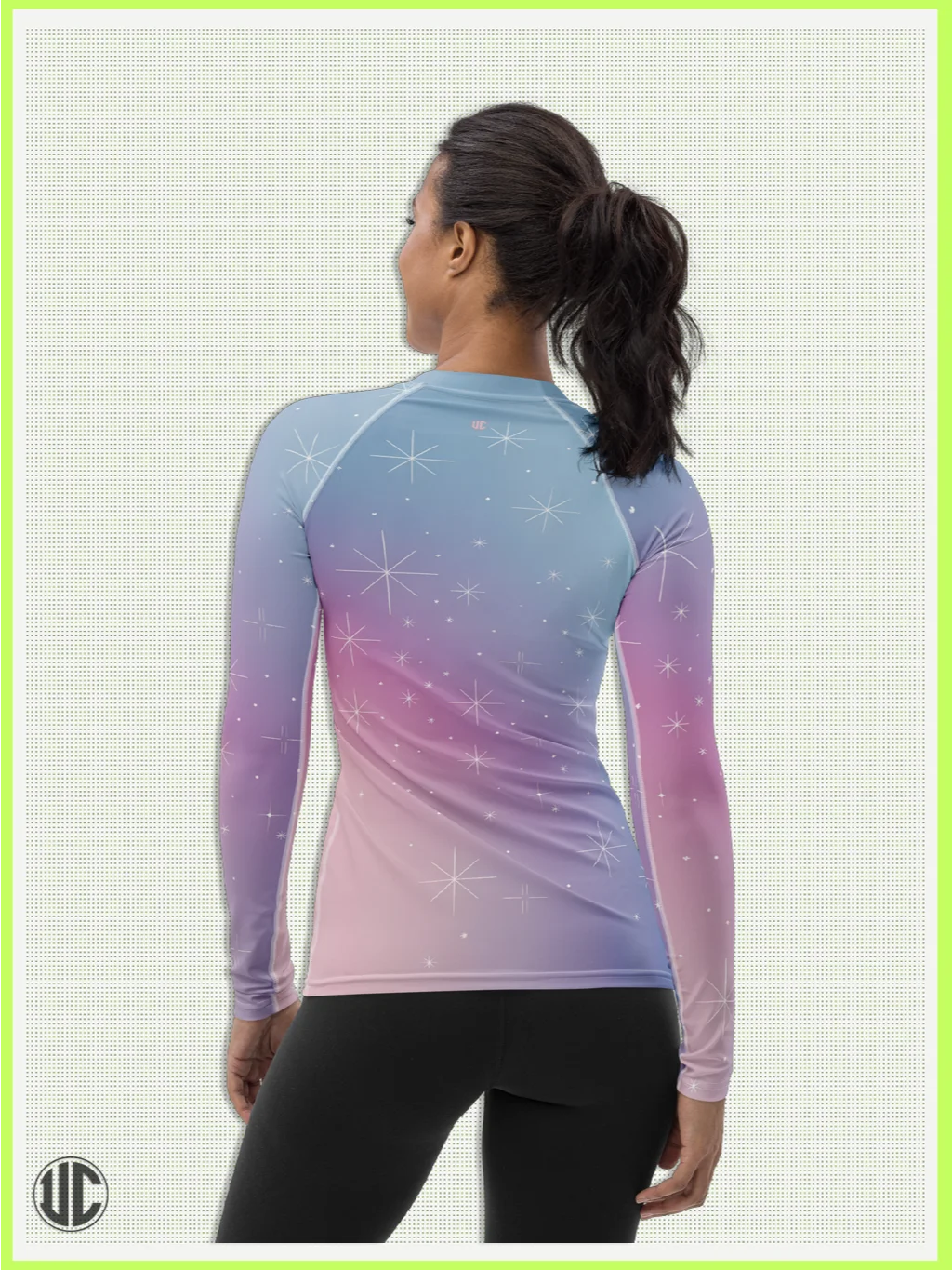 Sunset Constellations – Women’s Rash Guard product image (3)