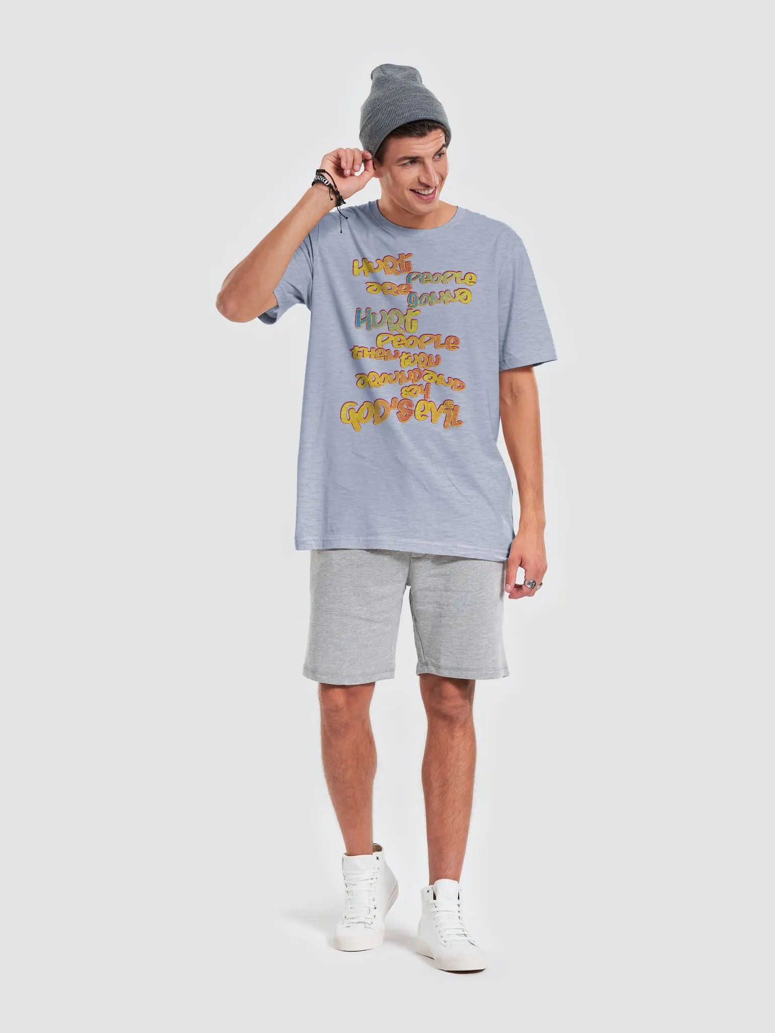 Hurt People - Graffiti - Bella+Canvas Supersoft T-Shirt product image (4)