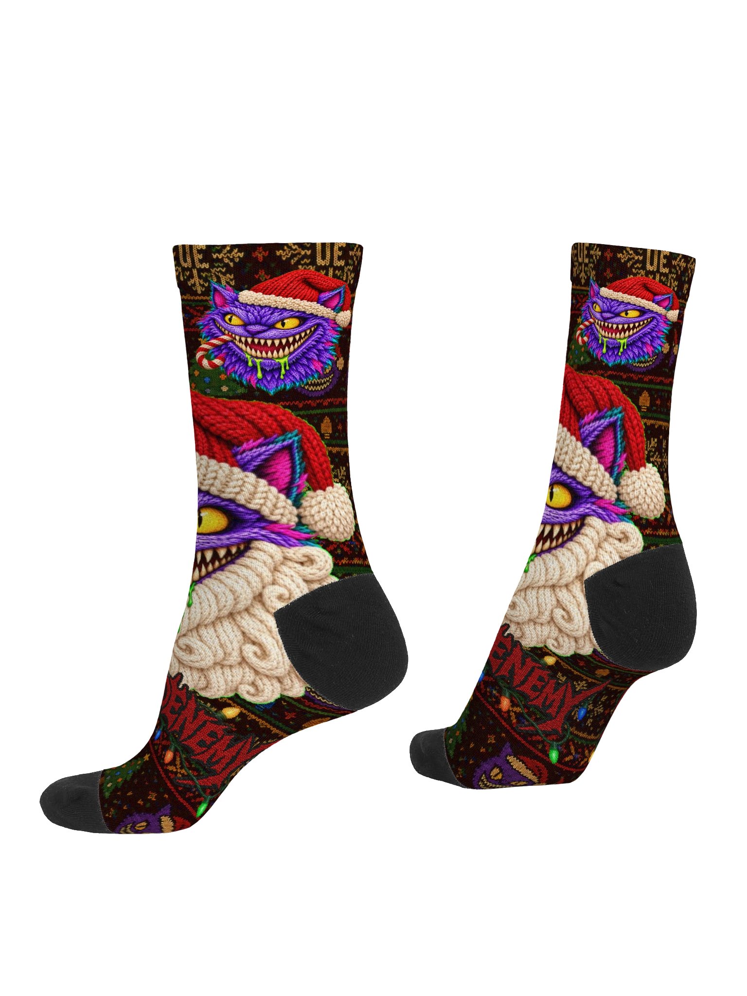 Upscaled - Ugly Sweater Christmas Socks product image (4)