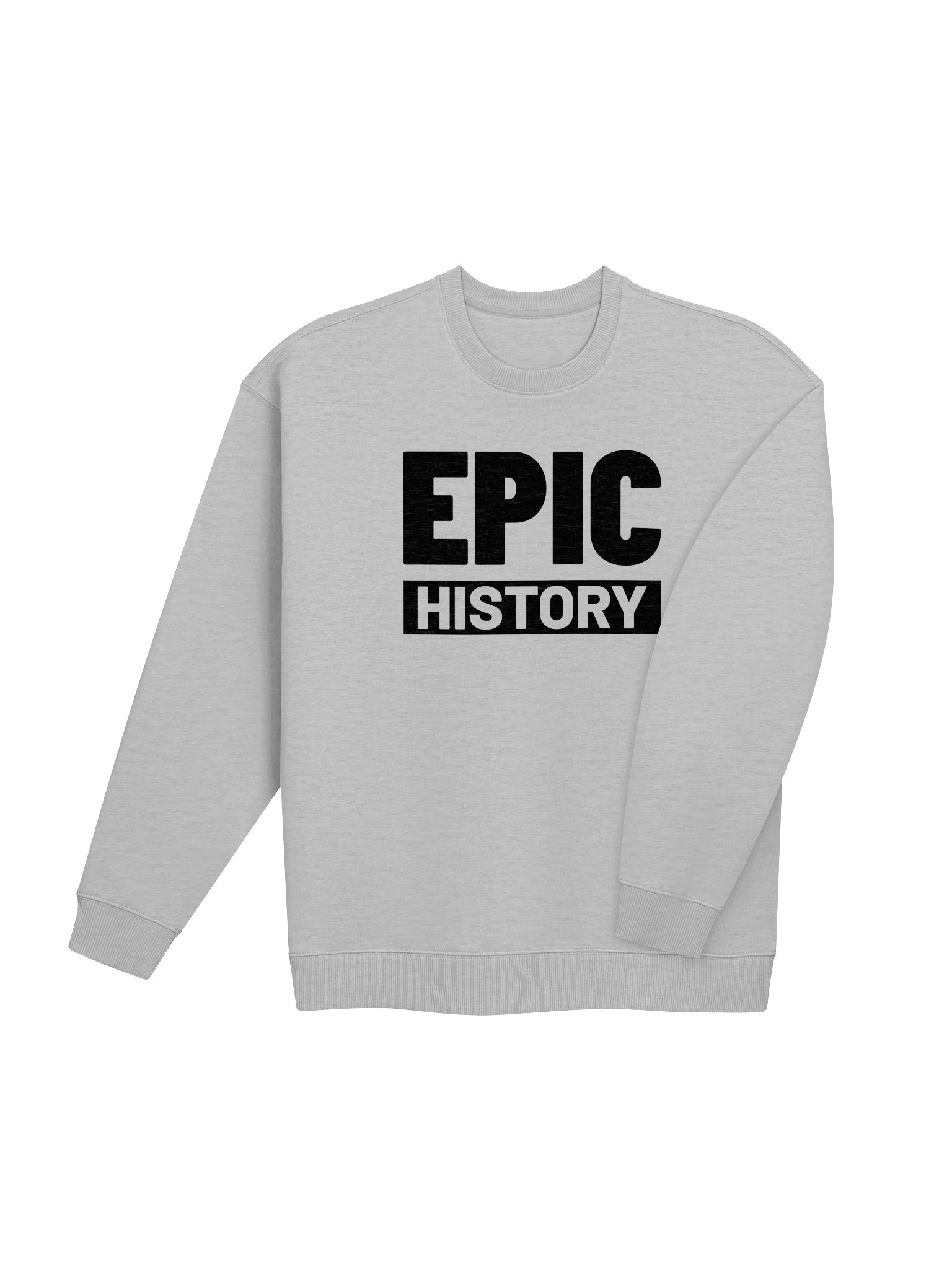 Epic History Logo - Oversized Sweatshirt (Black Logo) product image (4)