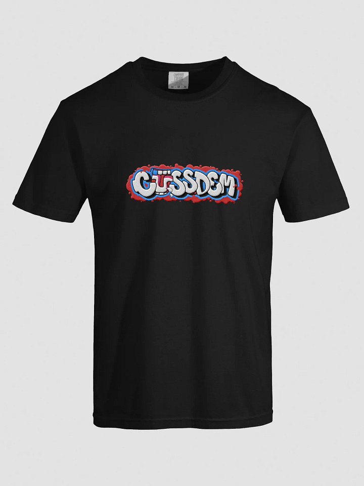 CUSSDEM Graffiti RED Tee product image (1)