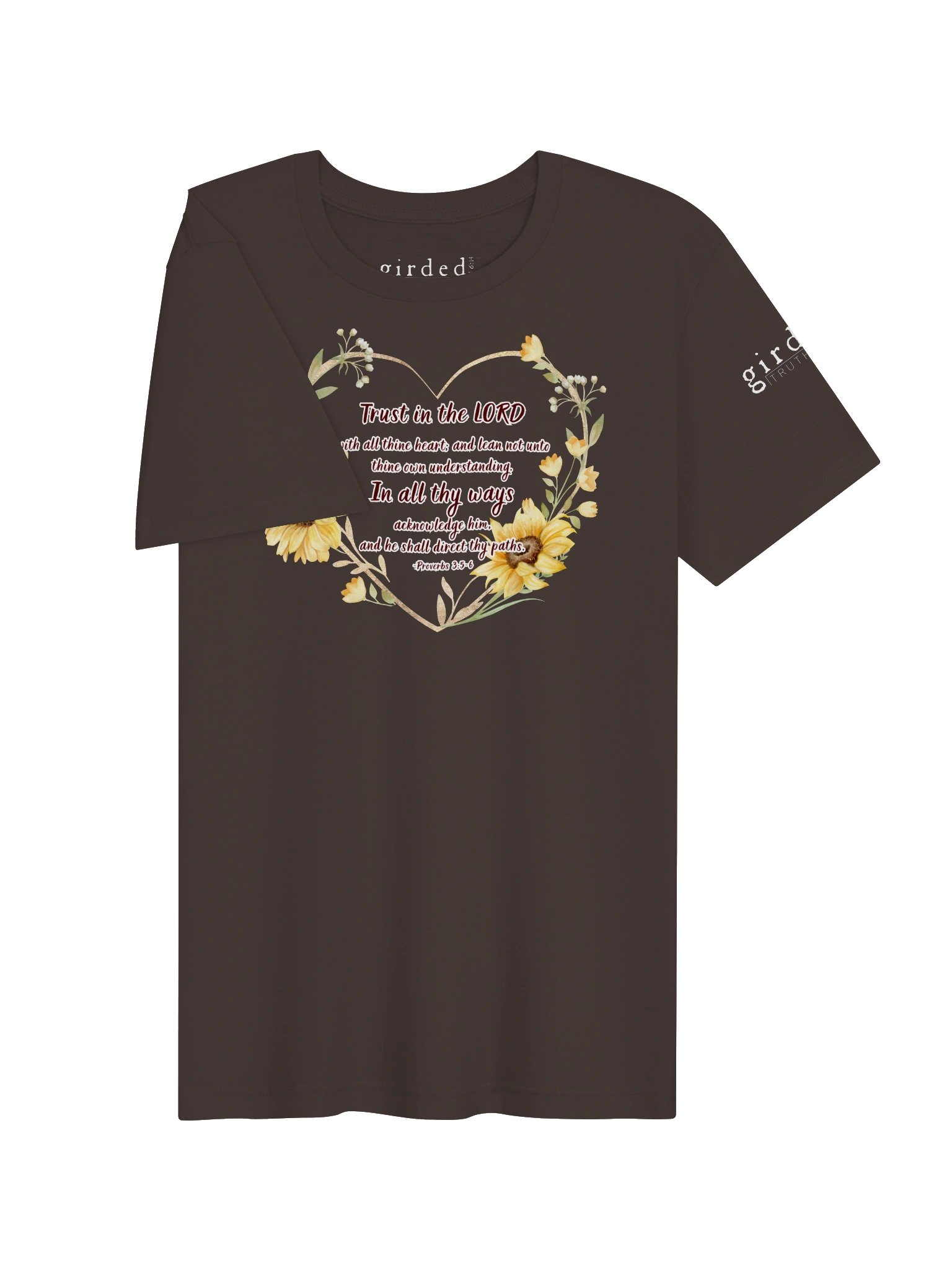 Trust in the Lord Proverbs 3:5-6 Tee product image (3)