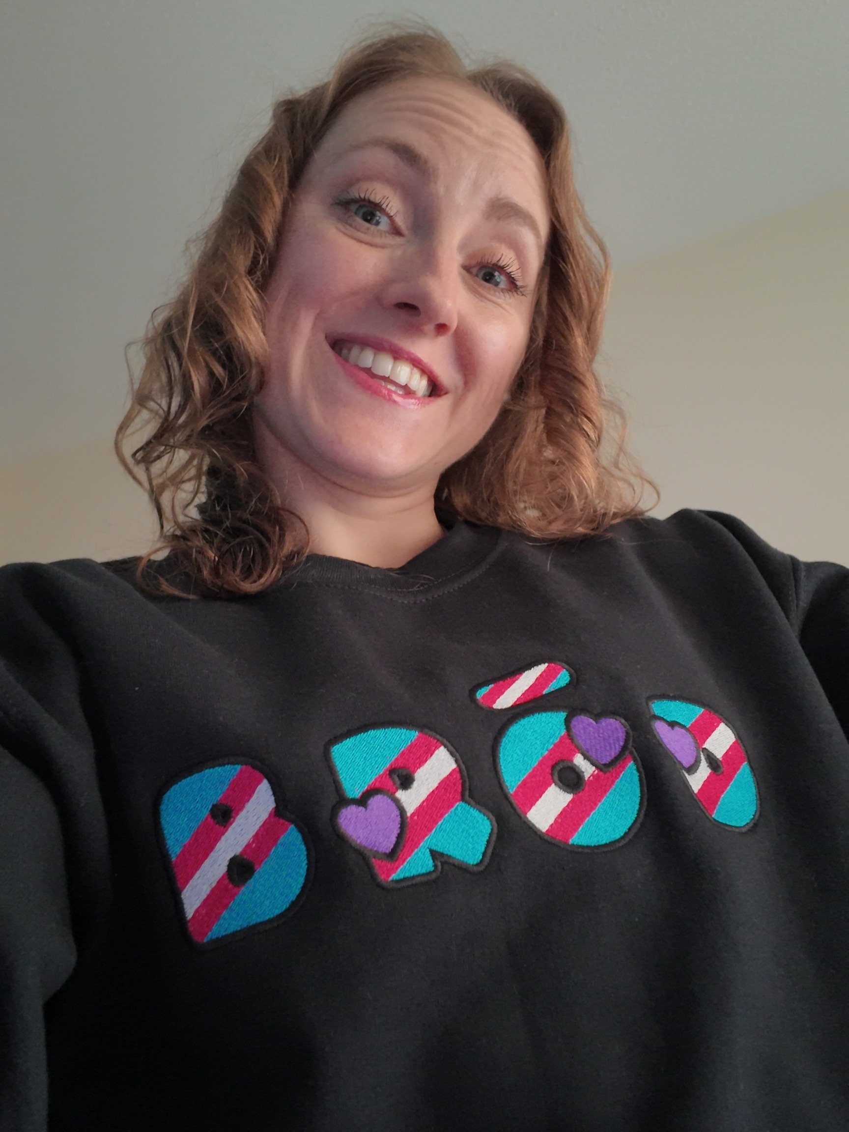 Bród Meaning Pride | Classic Crewneck in Irish / Gaeilge for Trans PRIDE 🏳️‍🌈🏳️‍⚧️ product image (2)