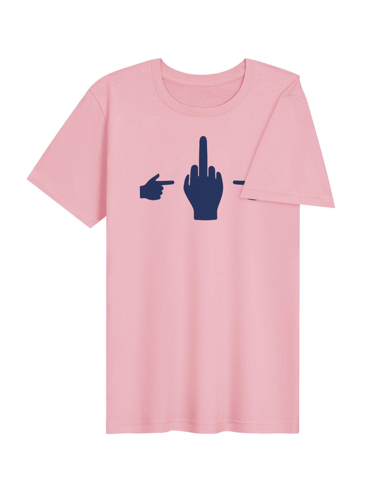 No Middle Finger Point ShopCo Navy Unisex Tee product image (13)
