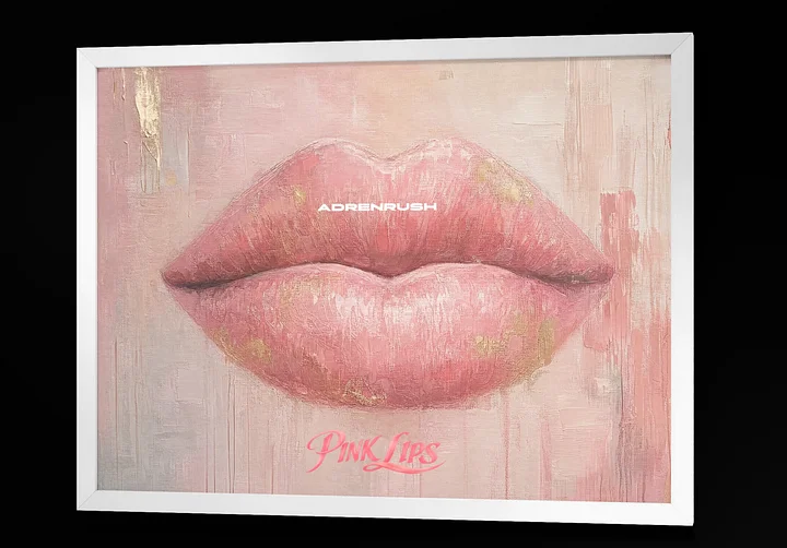 Pink Lips No.1 (2026) – AdrenRush "18X24" Collectible Art product image (1)
