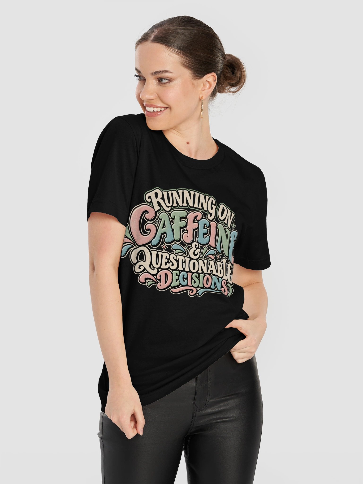 Running on Caffeine & Questionable Decisions | Chaos Crew Tee product image (95)