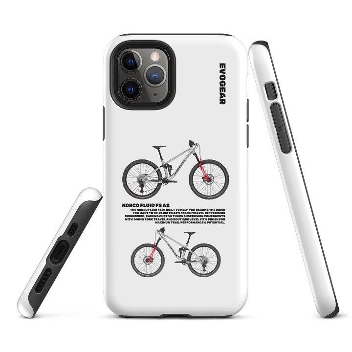 White Norco Fluid FS A2 iPhone Case product image (3)