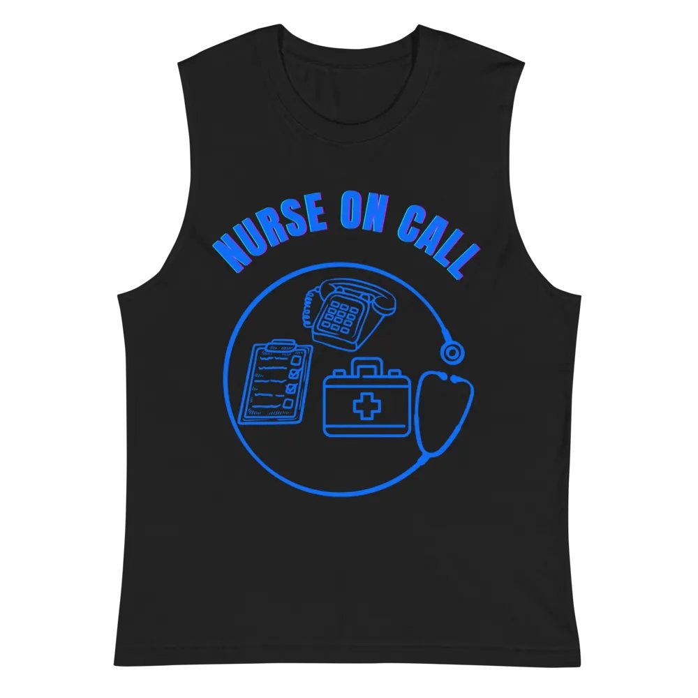Nurse On Call Muscle Tank product image (3)