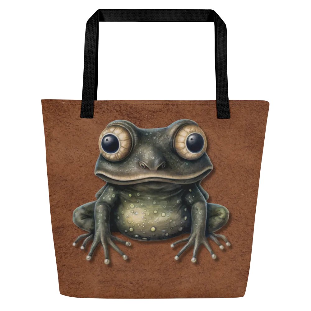 Spooky Frog & Snail Tote Bag. product image (1)