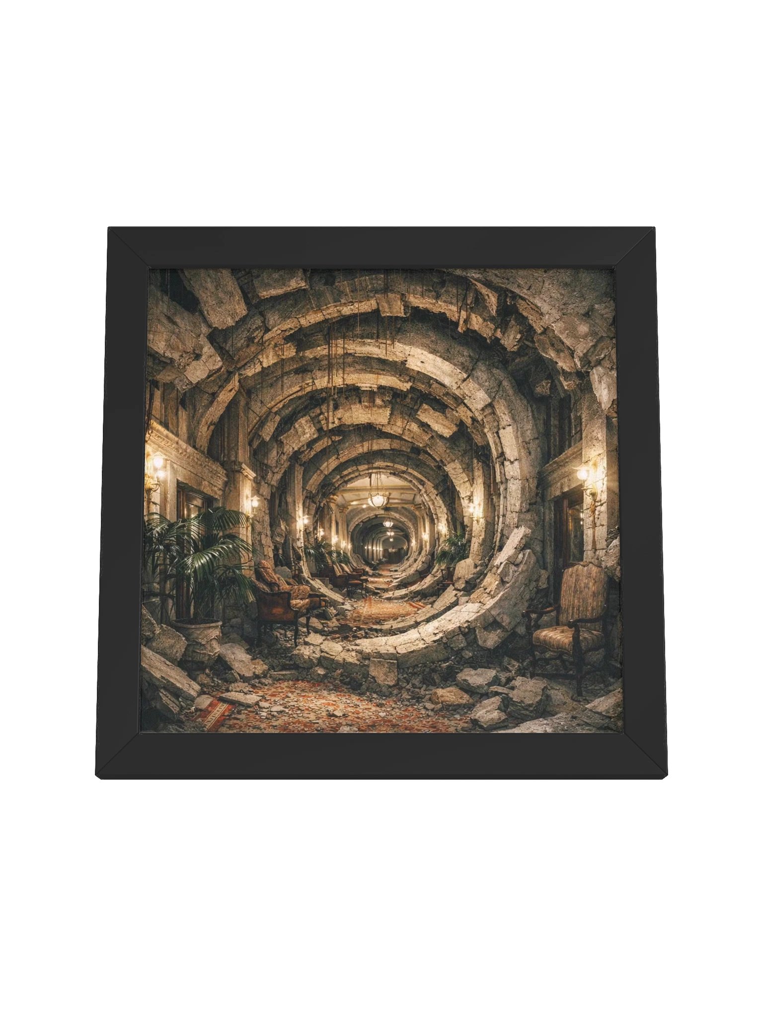 Surreal Hotel Corridor – Concrete Collapse product image (4)