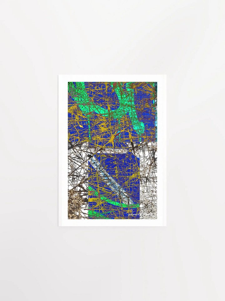 'Tracks' by Edward Martin-Mixed Media Collage Print product image (2)