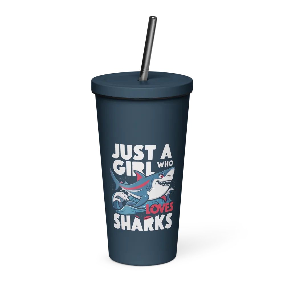 Splashy Shark Insulated Tumbler product image (5)