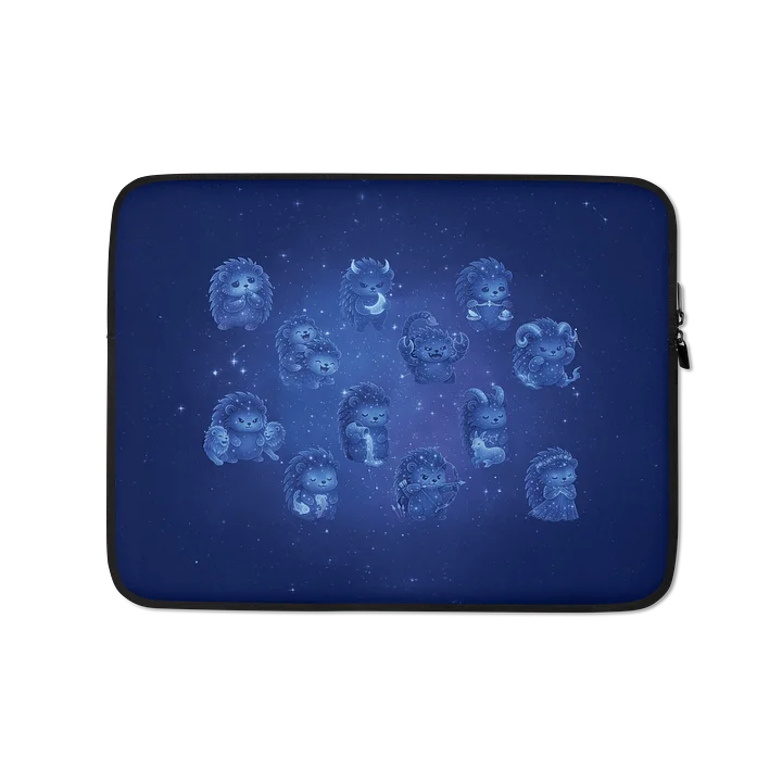 Zodiac hedgie laptop sleeve product image (1)