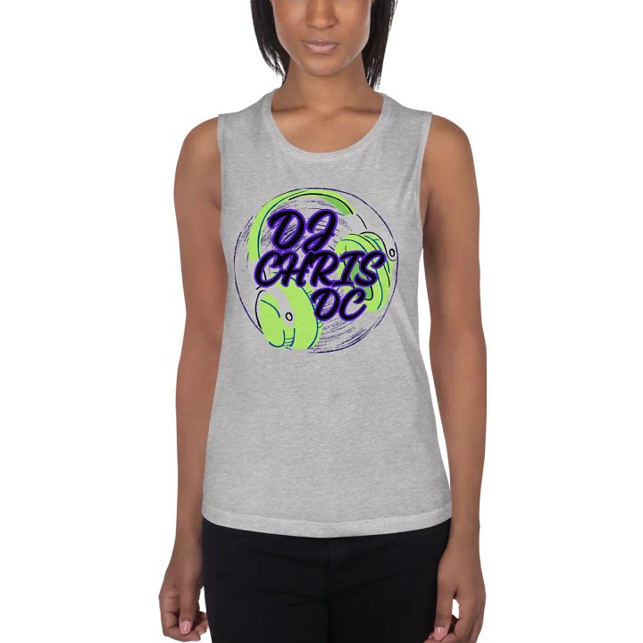 DJ Chris DC Signature Tank With Lime Green Graphic product image (1)