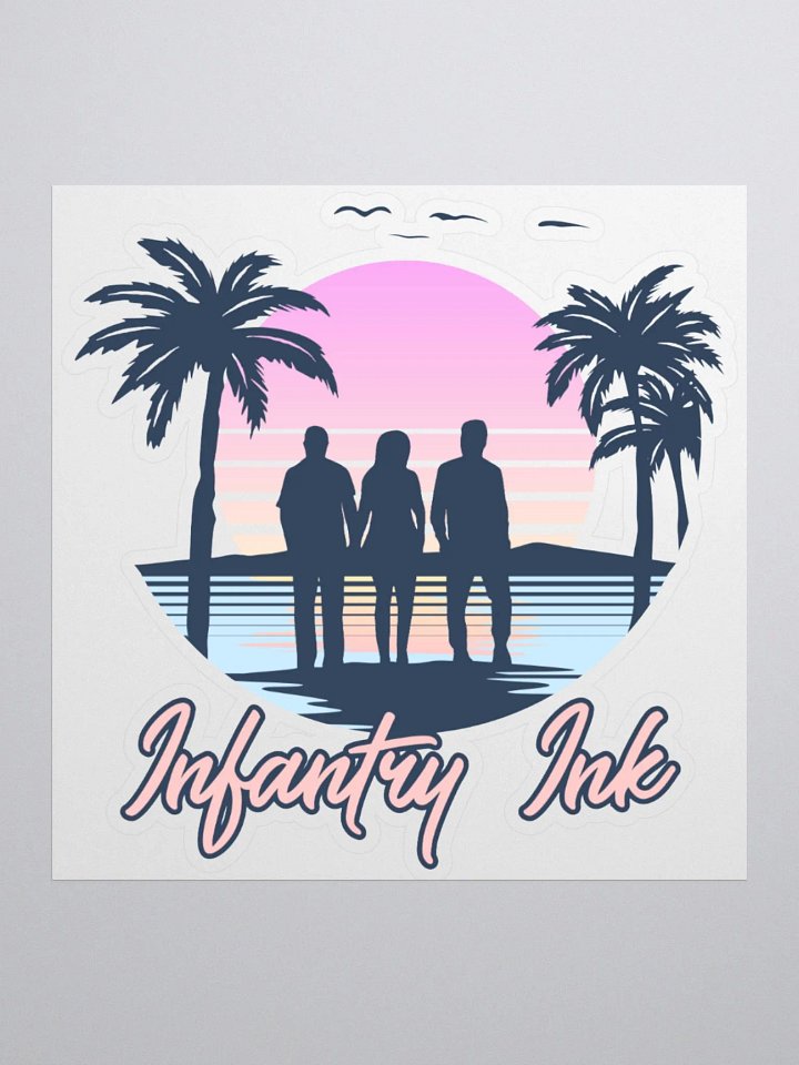 Sunset Kiss Cut Stickers product image (1)