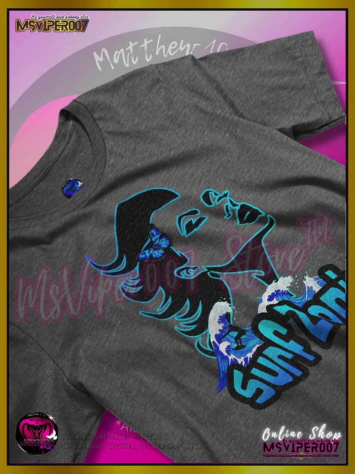 T-Shirt - MsViper007's "Surf Zonin™ [h2O oasis blue]" Comfort T-shirt By Anna H. product image (2)