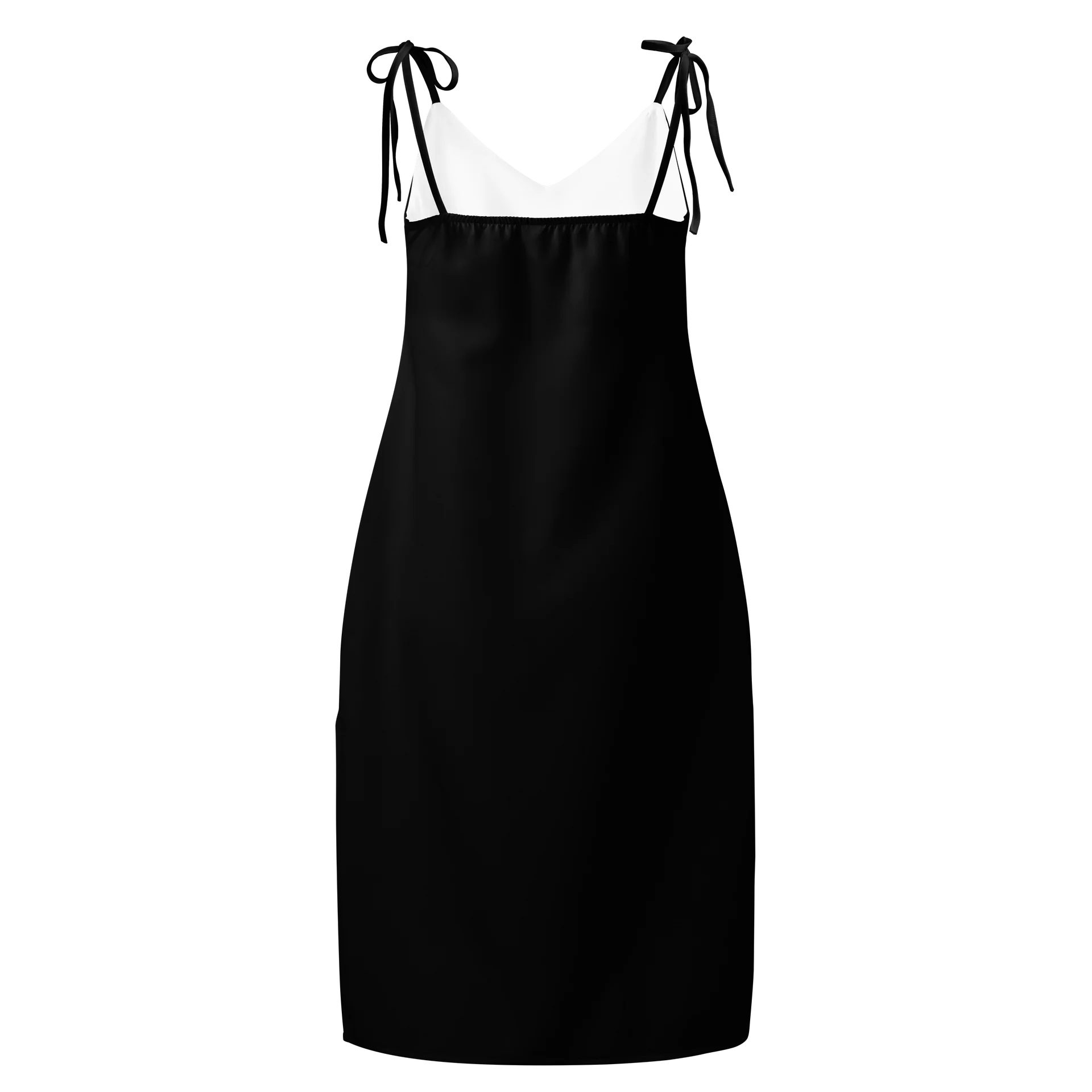 All-Over Print Slip Dress - Black product image (2)