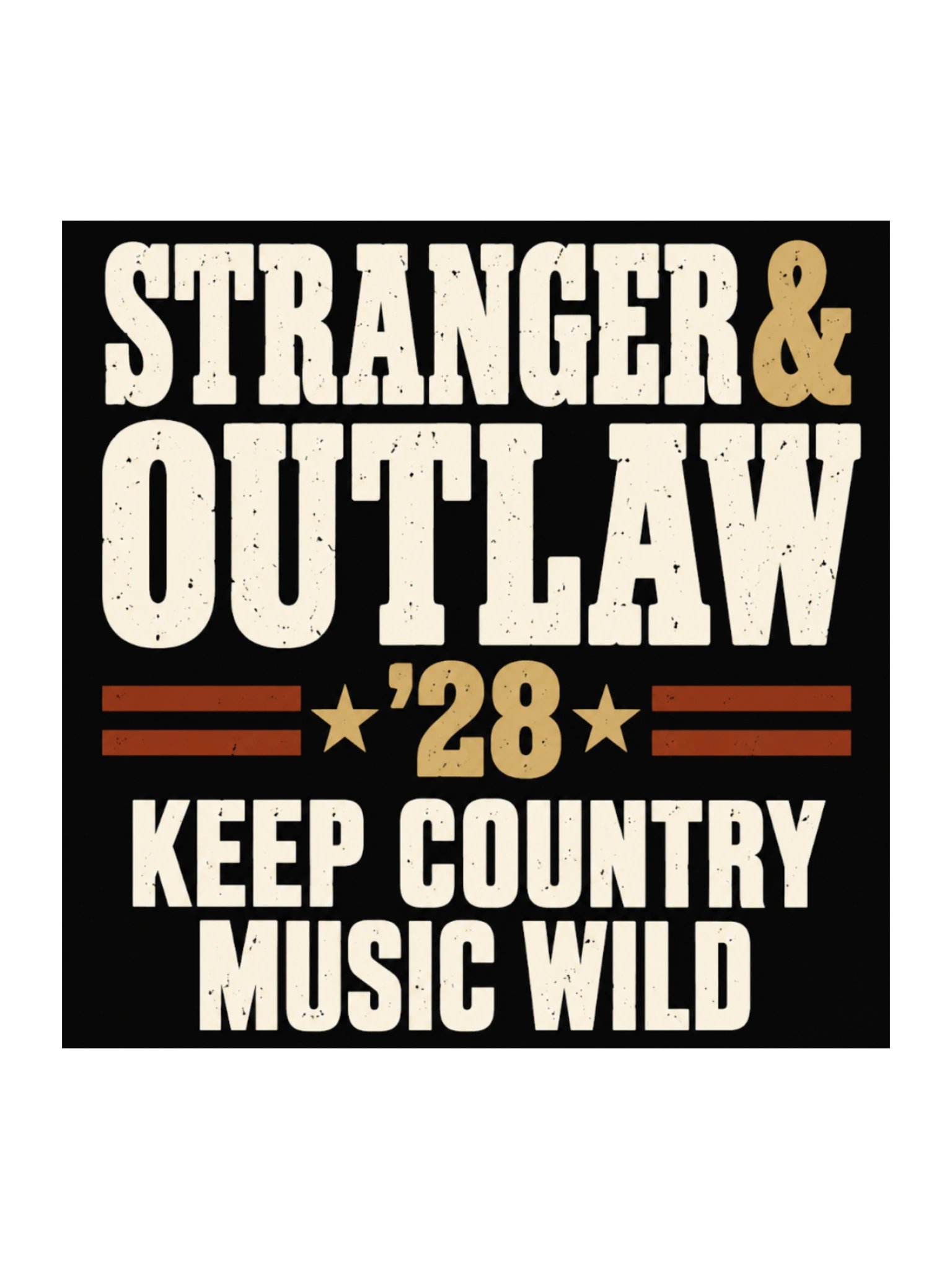 Stranger & Outlaw '28 Sticker — Drop 006 product image (1)