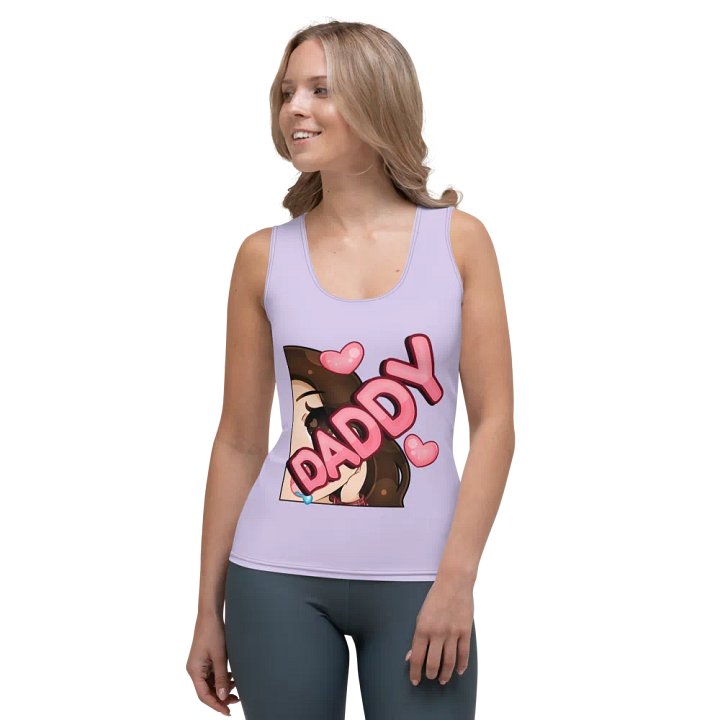 Daddy Emote All-Over Print Women's Tank Top product image (1)