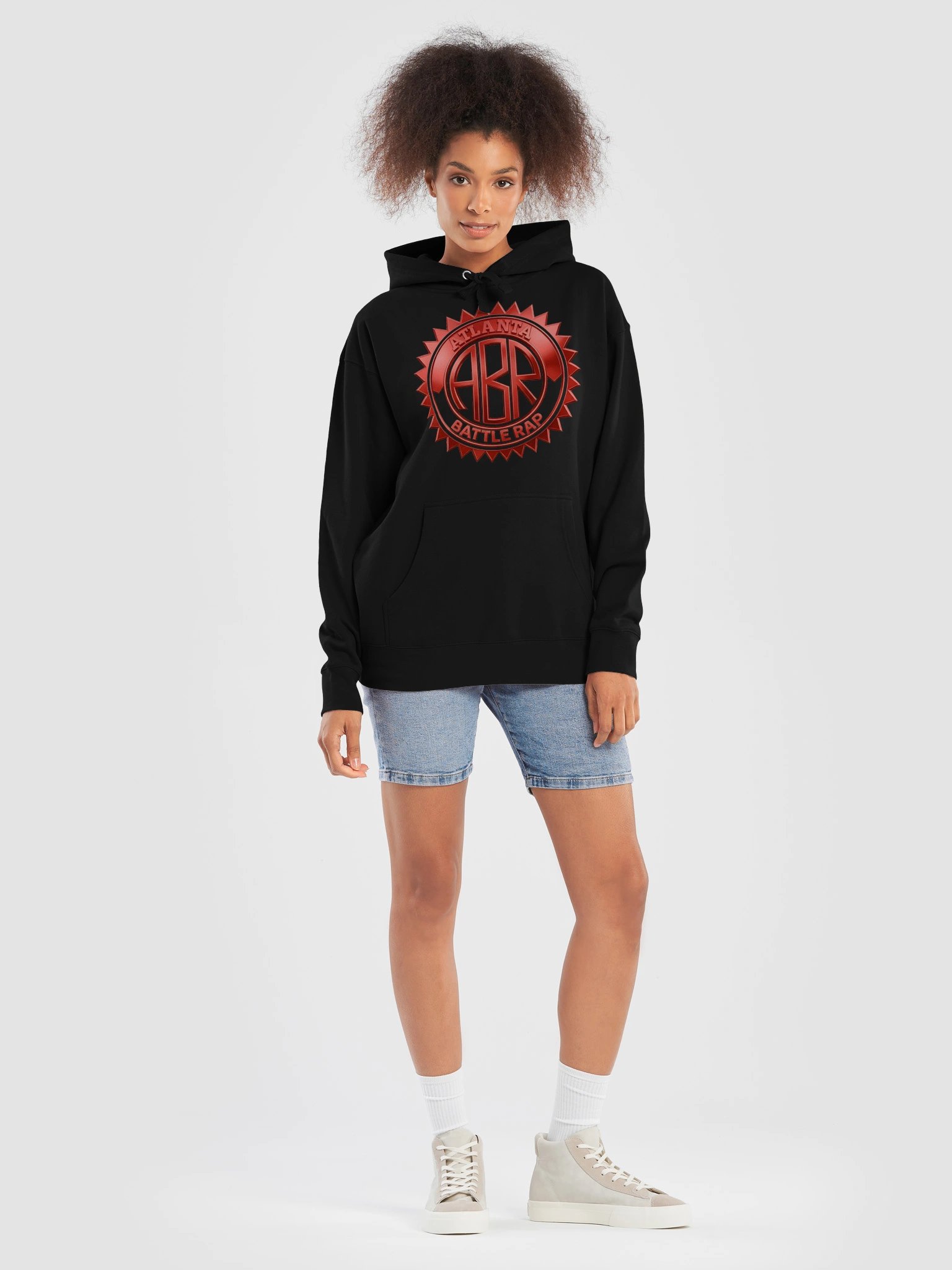 ABR Crest Hoodie (Black & Red) product image (6)