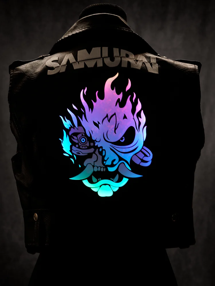 CP 2077 - Tiger Claws Luminous Rocker Vest [Prebuilt LED Jacket] product image (6)