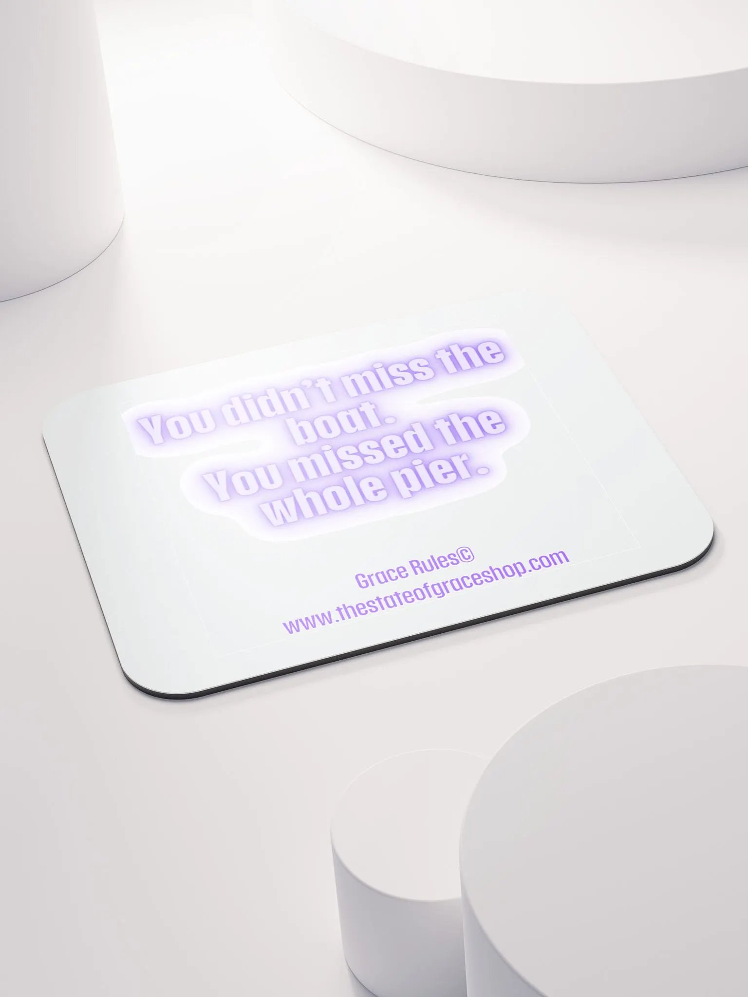 FUNNY DESK MATS 4 U “You didn’t miss the boat. You missed the whole pier.” product image (4)