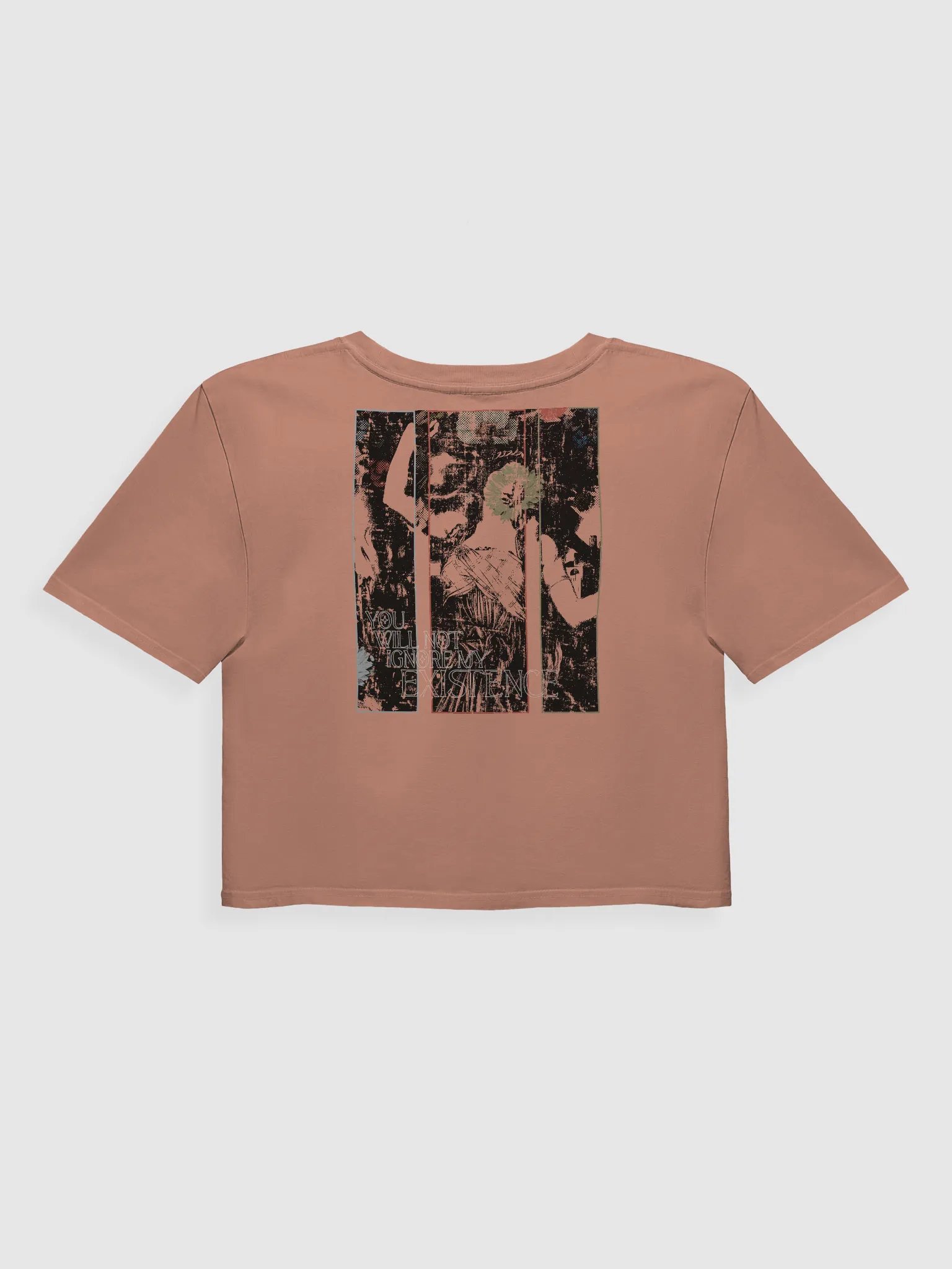 You Will Not Ignore My Existence // Pride 2025 Crop Tee product image (2)