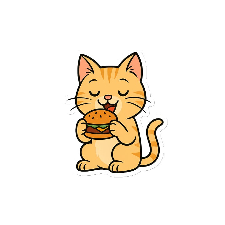 Luna Loves Burgers Magnet product image (2)