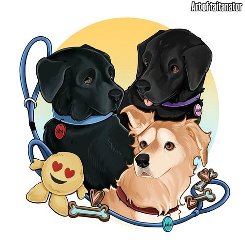 My first pet commision!!! Thank you so much for the support, I am having the BEST time drawing everyones babies! If you would...