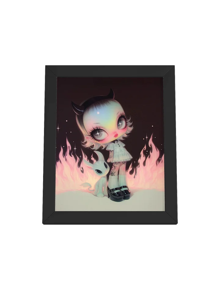 Still, I Burn Framed Print product image (1)