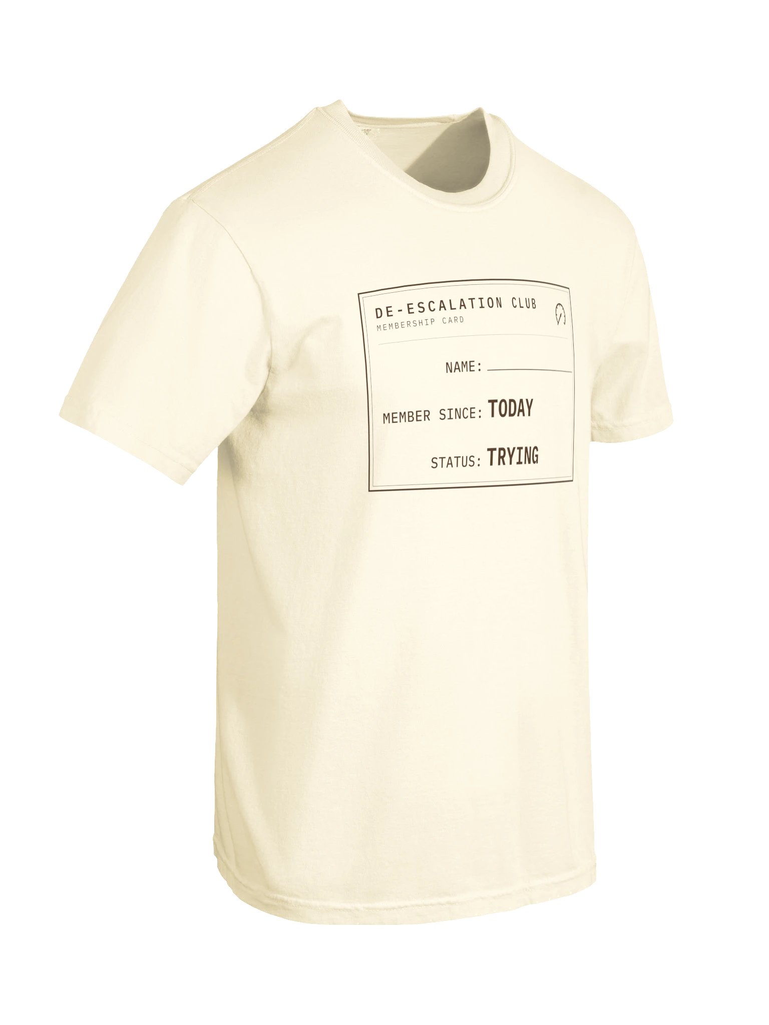 Membership Card Comfort Colors Tee, De-escalation Club, Funny Wallet Card Shirt product image (6)