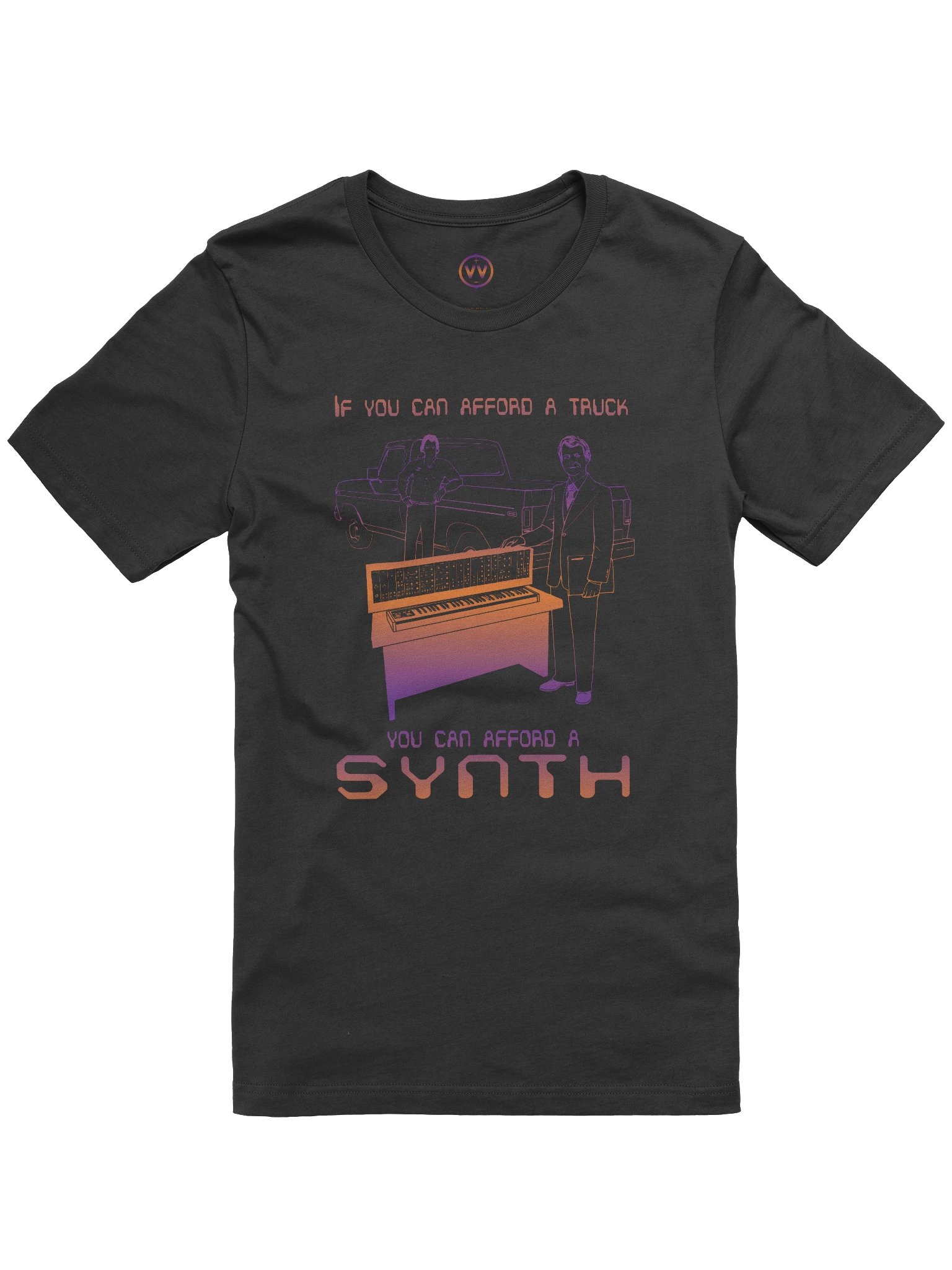 Synthesizer Collector T-Shirt - You Can Afford a Synth (Eurorack Modular GAS) product image (4)